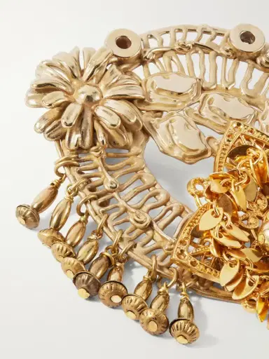 Dries Van Noten Embellished Gold-tone Brooch | Thumbnail 4 Dries Van Noten Embellished Gold-tone Brooch | Thumbnail 4