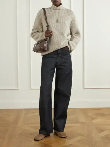 Lemaire Ribbed Alpaca And Yak-blend Sweater | Thumbnail 2 Lemaire Ribbed Alpaca And Yak-blend Sweater | Thumbnail 2