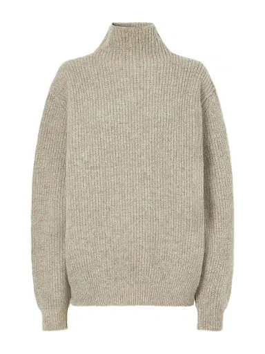 Lemaire Ribbed Alpaca And Yak-blend Sweater | Thumbnail 1 Lemaire Ribbed Alpaca And Yak-blend Sweater | Thumbnail 1