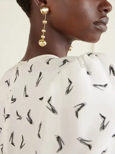 Carolina Herrera Gold-tone Earrings | Thumbnail 2 Carolina Herrera Gold-tone Earrings | Thumbnail 2