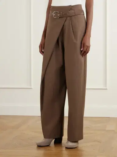 Loewe Belted Cotton-twill Wide-leg Pants | Thumbnail 3 Loewe Belted Cotton-twill Wide-leg Pants | Thumbnail 3