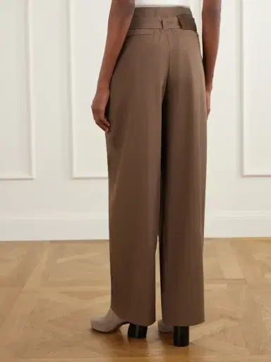 Loewe Belted Cotton-twill Wide-leg Pants | Thumbnail 4 Loewe Belted Cotton-twill Wide-leg Pants | Thumbnail 4