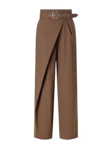 Loewe Belted Cotton-twill Wide-leg Pants | Thumbnail 1 Loewe Belted Cotton-twill Wide-leg Pants | Thumbnail 1
