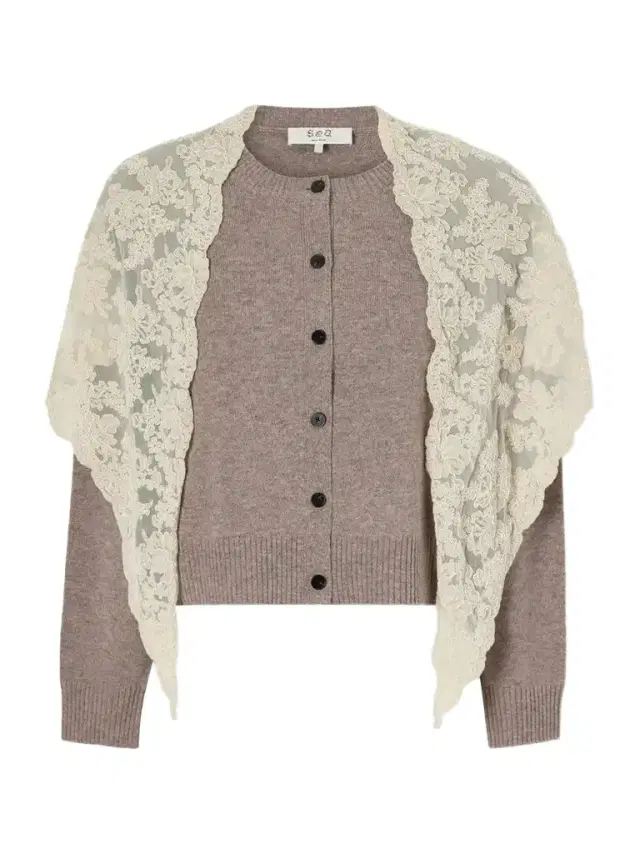 Kirra Lace-trimmed Wool Cardigan Kirra Lace-trimmed Wool Cardigan