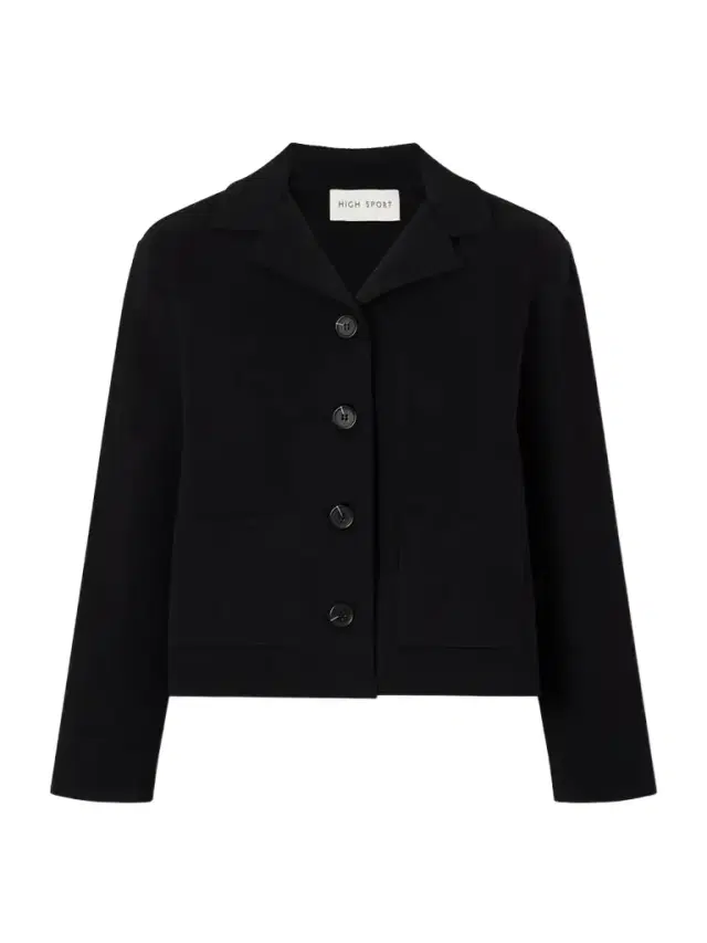 HIGH SPORT Maude Ribbed Cotton-blend Jacket