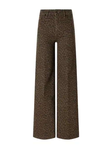 Frame Le Slim Palazzo Leopard-print High-rise Flared Jeans | Thumbnail 1