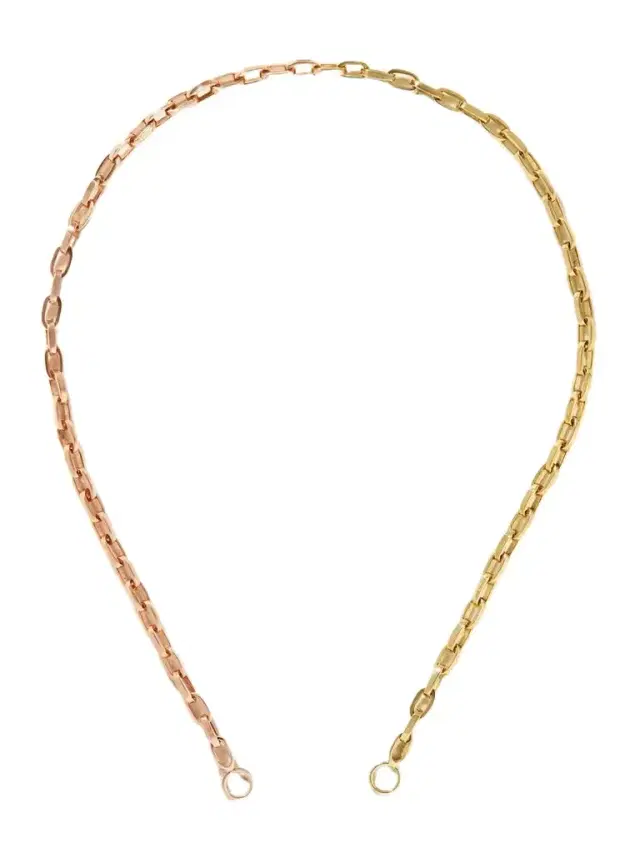 Marla Aaron Biker 14-karat Yellow And Rose Gold Chain Necklace