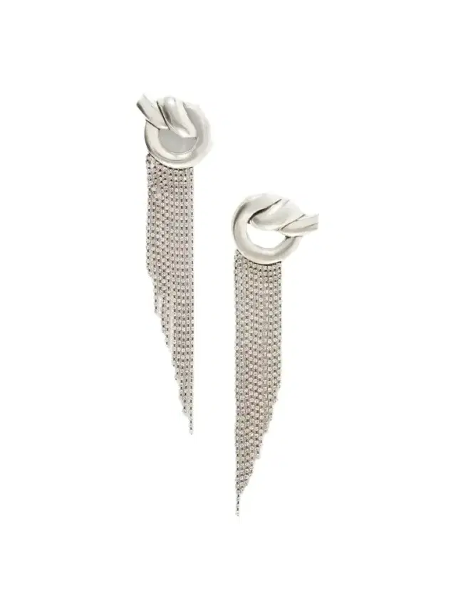 Isabel Marant Rain Crystal-embellished Silver-tone Earrings