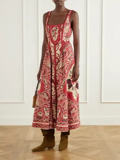 ALÉMAIS Kenny Floral-print Crepe Midi Dress | Thumbnail 2 ALÉMAIS Kenny Floral-print Crepe Midi Dress | Thumbnail 2