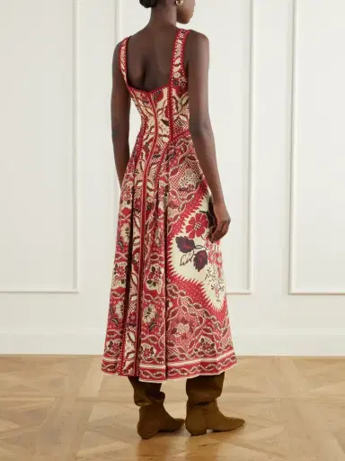 ALÉMAIS Kenny Floral-print Crepe Midi Dress | Thumbnail 3 ALÉMAIS Kenny Floral-print Crepe Midi Dress | Thumbnail 3