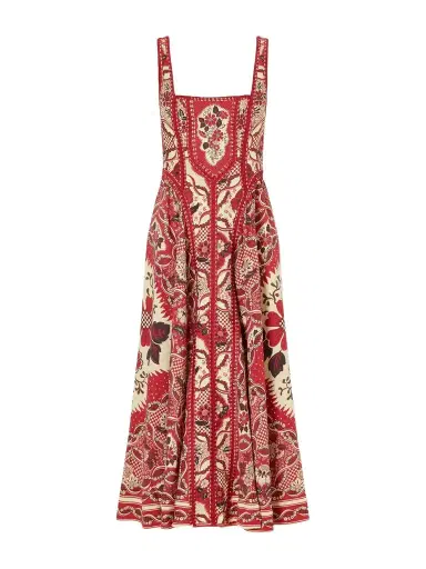 ALÉMAIS Kenny Floral-print Crepe Midi Dress | Thumbnail 1 ALÉMAIS Kenny Floral-print Crepe Midi Dress | Thumbnail 1
