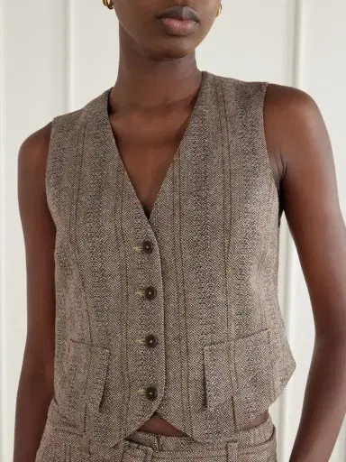 RRL Wool And Cotton-blend Vest | Thumbnail 4 RRL Wool And Cotton-blend Vest | Thumbnail 4