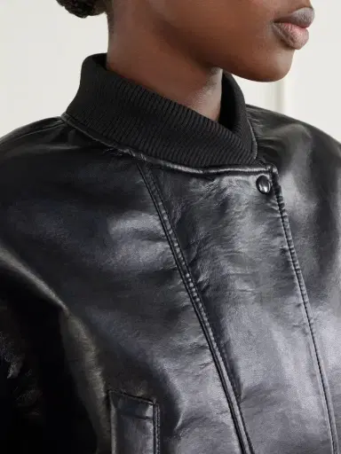 Citizens of Humanity Camille Cropped Recycled-leather Jacket | Thumbnail 5