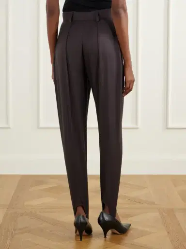 Stella McCartney Tapered Wool-flannel Stirrup Pants | Thumbnail 4 Stella McCartney Tapered Wool-flannel Stirrup Pants | Thumbnail 4