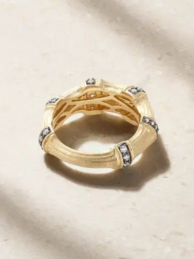 Lucy Delius Sciura 14-karat Gold Rhodium-plated Diamond Ring | Thumbnail 3 Lucy Delius Sciura 14-karat Gold Rhodium-plated Diamond Ring | Thumbnail 3
