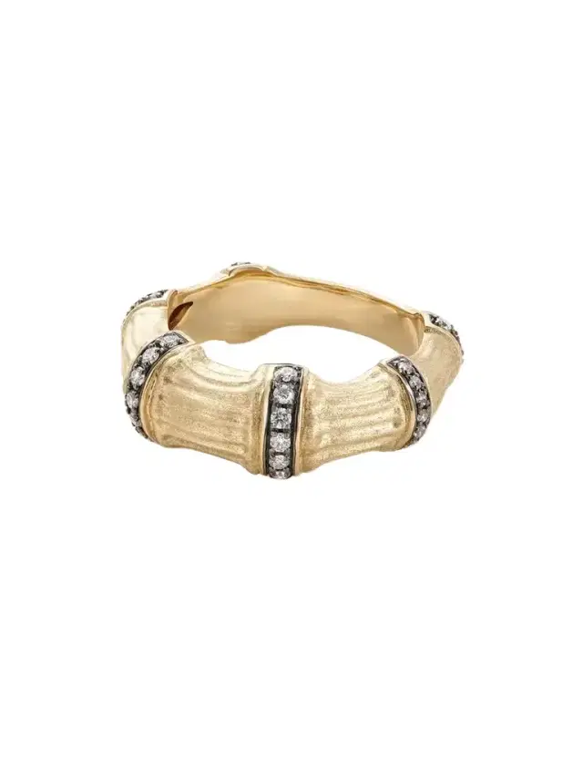 Lucy Delius Sciura 14-karat Gold Rhodium-plated Diamond Ring