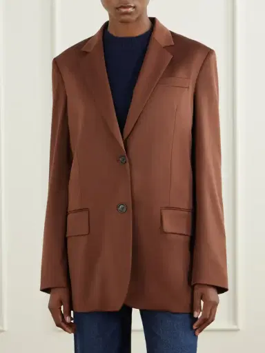Another Tomorrow Wool Blazer | Thumbnail 3