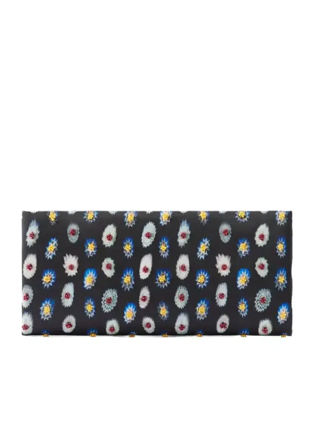 Staud Muse Bead-embellished Satin Clutch