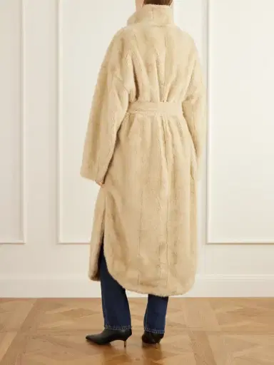 The Frankie Shop Ravello Plush Coat | Thumbnail 4 The Frankie Shop Ravello Plush Coat | Thumbnail 4