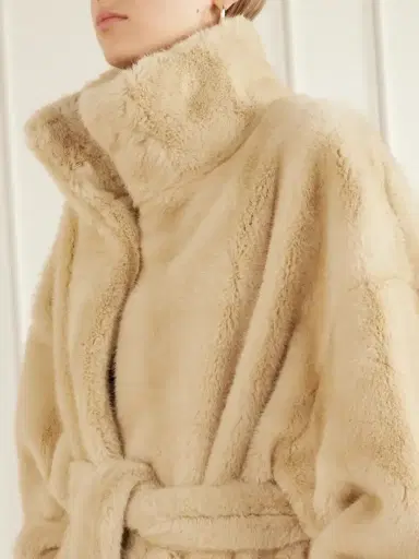 The Frankie Shop Ravello Plush Coat | Thumbnail 6 The Frankie Shop Ravello Plush Coat | Thumbnail 6