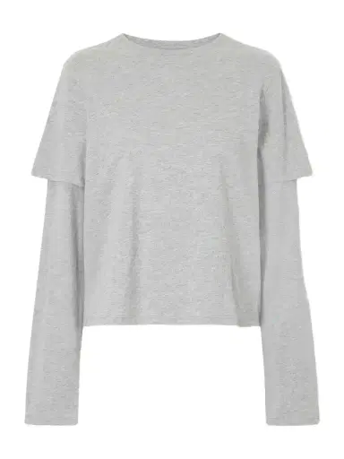 STILL HERE 2tee Layered Cotton-jersey T-shirt | Thumbnail 1