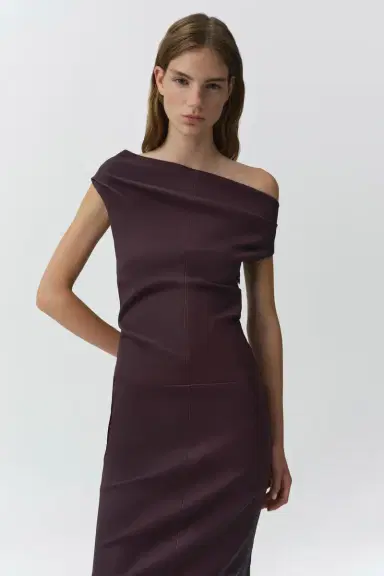 Simkhai Vessia Leather Midi Dress | Thumbnail 4