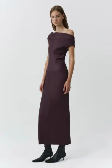 Simkhai Vessia Leather Midi Dress | Thumbnail 5