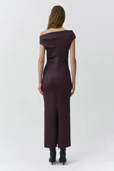 Simkhai Vessia Leather Midi Dress | Thumbnail 6