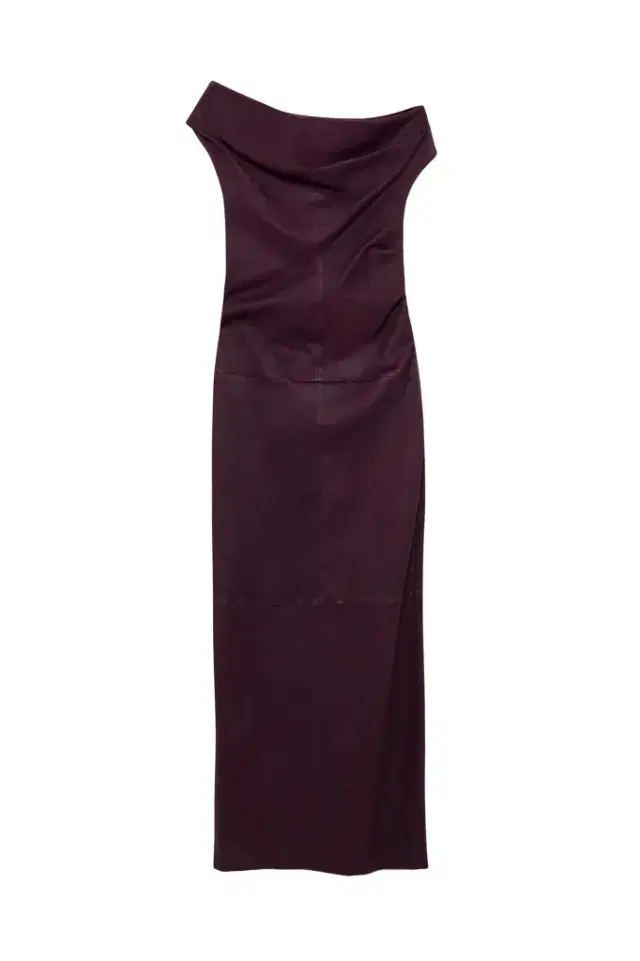 Vessia Leather Midi Dress