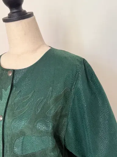 Jen Wonders Studio Dark Green Suede Jacket | Thumbnail 7 Jen Wonders Studio Dark Green Suede Jacket | Thumbnail 7