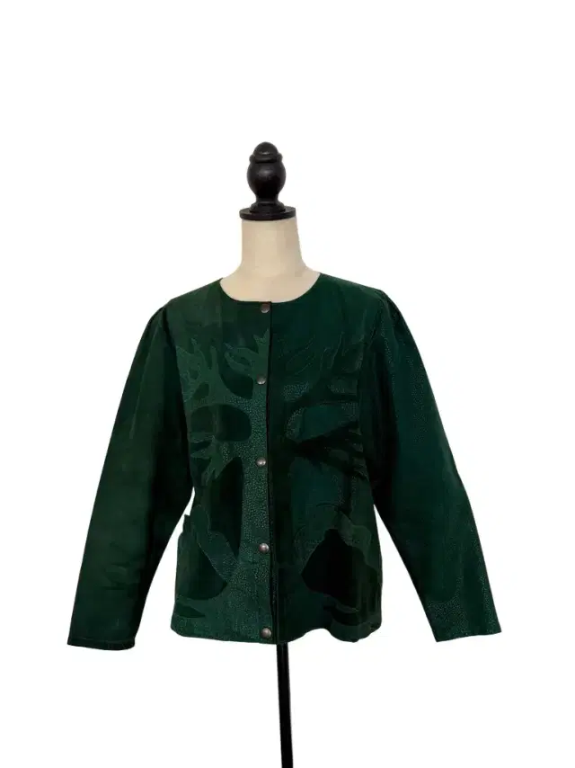 Dark Green Suede Jacket