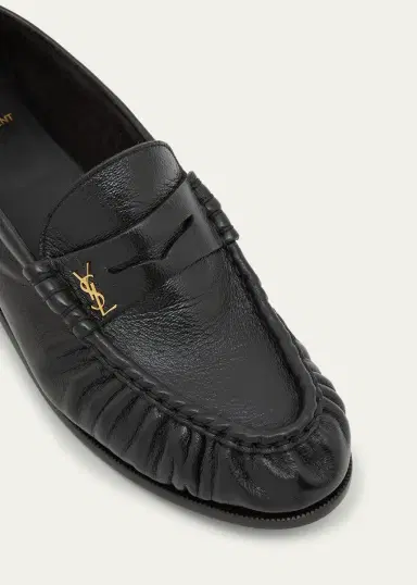 Saint Laurent Le Leather YSL Penny Loafers | Thumbnail 5