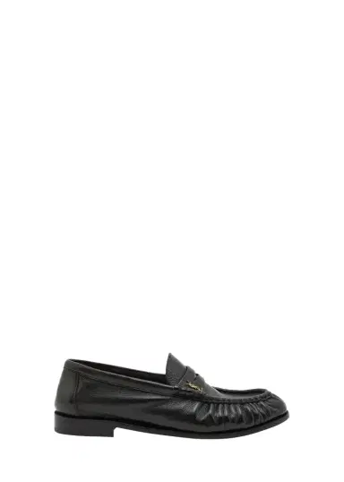 Saint Laurent Le Leather YSL Penny Loafers | Thumbnail 1