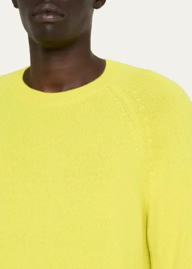 Tom Ford Men's Felted Cashmere Crewneck Sweater | Thumbnail 5