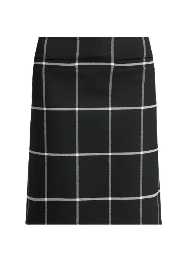 Courrèges Checked Knee-Length Skirt