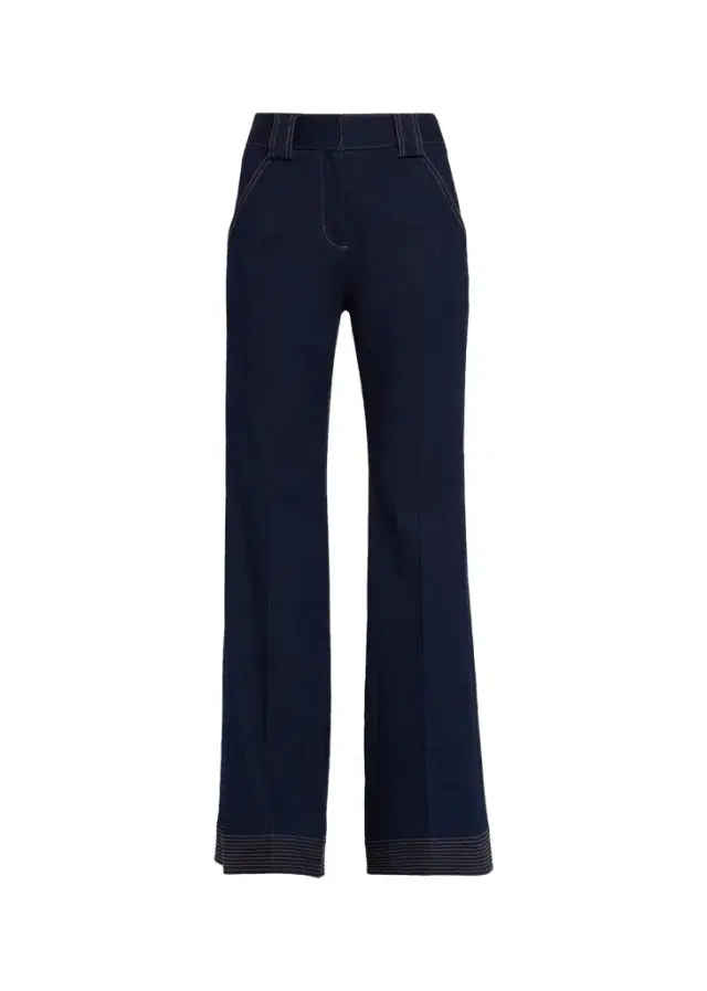 Veronica Beard Lancelor High-Rise Wide-Leg Jeans