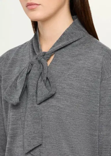 Valentino Garavani Neck-Scarf Wool Knit Sweater | Thumbnail 5 Valentino Garavani Neck-Scarf Wool Knit Sweater | Thumbnail 5