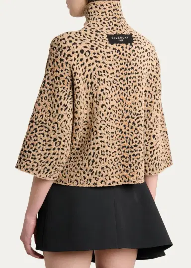 Givenchy High-Neck Short-Sleeve Top | Thumbnail 3
