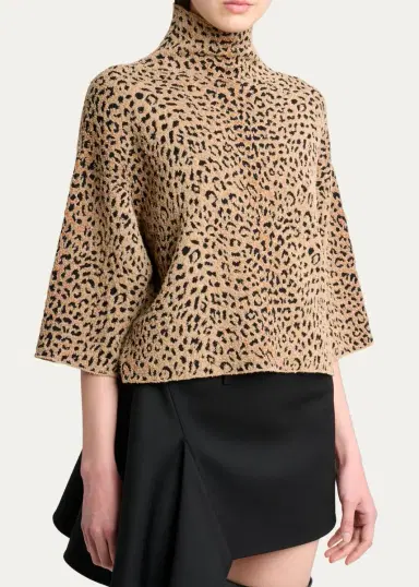 Givenchy High-Neck Short-Sleeve Top | Thumbnail 4