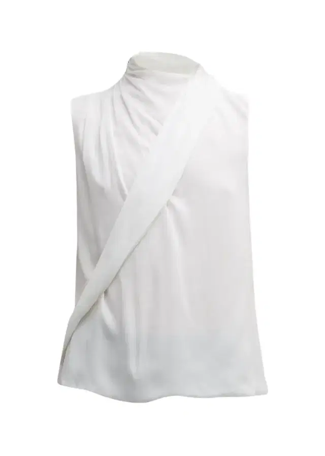 Silk Cross-Front Blouse
