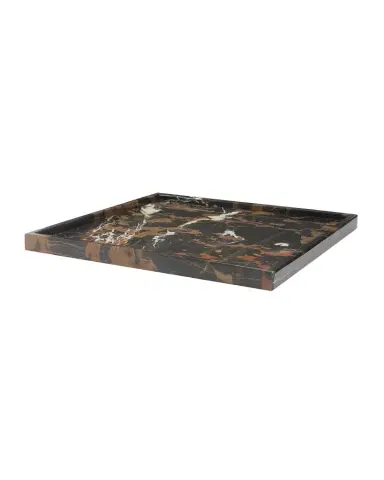Marble Crafter Ambrosia Collection 14" Honed Finish Marble Tray | Thumbnail 1