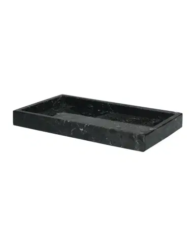 Marble Crafter Myrtus Collection Black Zebra Small Vanity Tray | Thumbnail 1