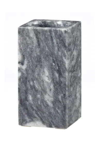 Marble Crafter Myrtus Collection Square Cloud Gray Marble Tumbler | Thumbnail 2