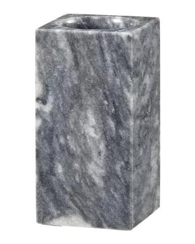 Marble Crafter Myrtus Collection Square Cloud Gray Marble Tumbler | Thumbnail 1