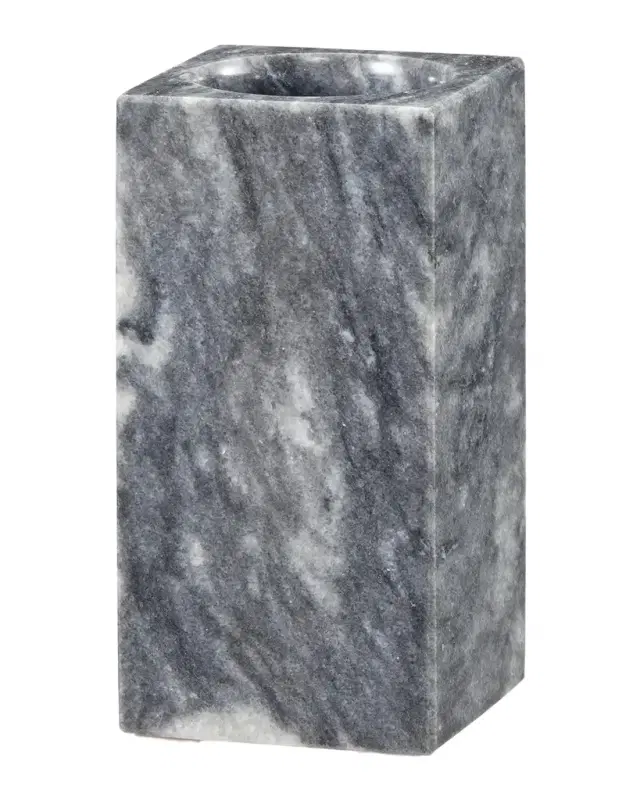 Marble Crafter Myrtus Collection Square Cloud Gray Marble Tumbler