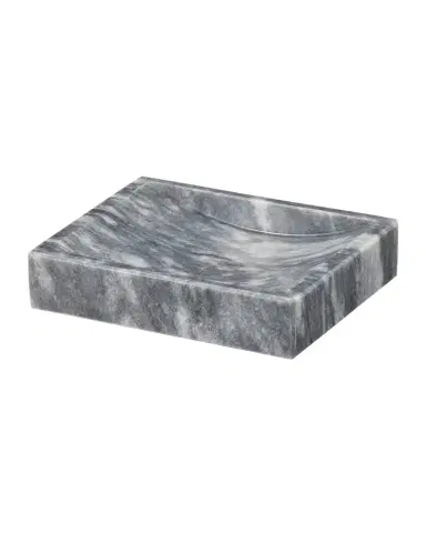 Marble Crafter Myrtus Collection Square Cloud Gray Soap Dish | Thumbnail 1