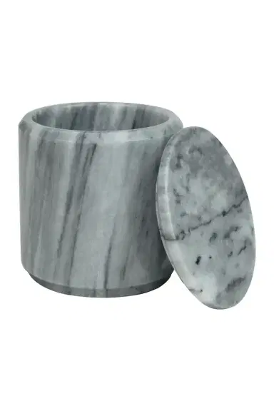 Marble Crafter Eris Collection Cloud Gray Canister | Thumbnail 2