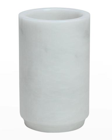 Marble Crafter Eris Collection Pearl White Marble Tumbler | Thumbnail 1