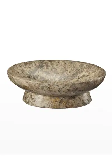Marble Crafter Fossil Stone Oval Soap Dish | Thumbnail 3