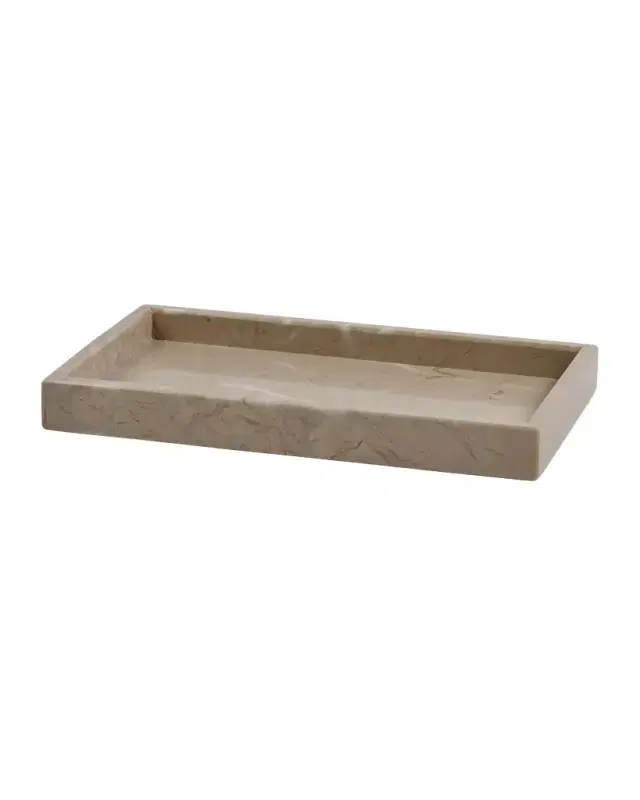 Marble Crafter Myrtus Verona Beige Marble Polished Small Amenity Tray